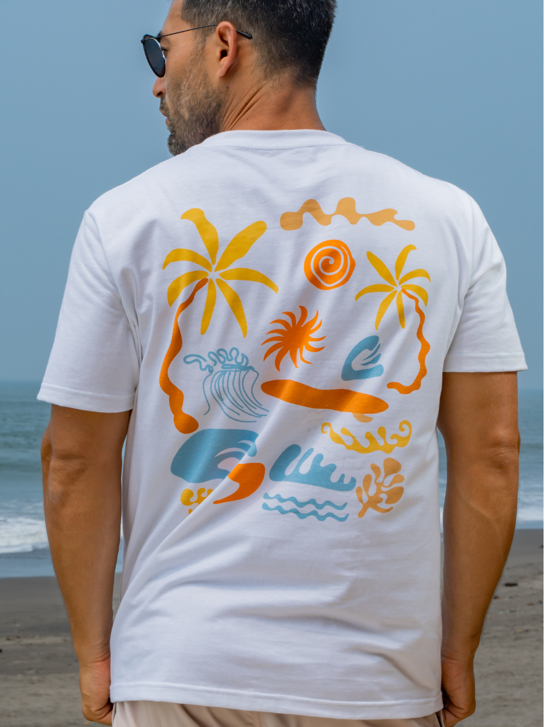 Summer Spirit White - Puff Tee