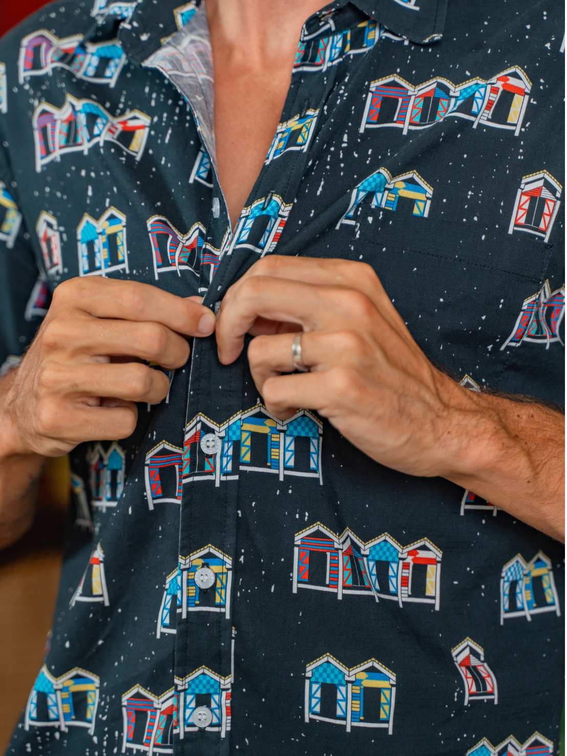 Beach House Black - Sunset Shirt