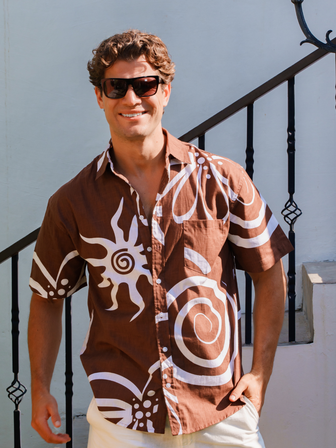 Cosmic Bloom - Sunset Shirt
