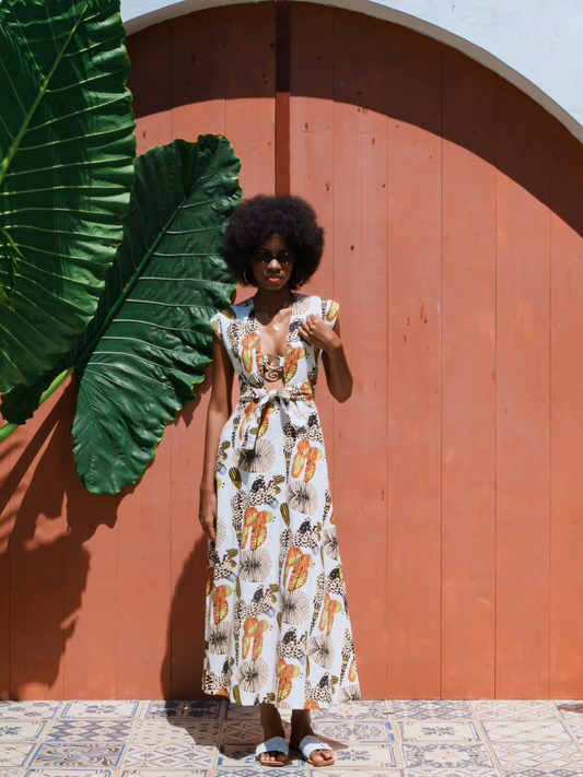 Leopard Nomad - Aerie Maxi Dress