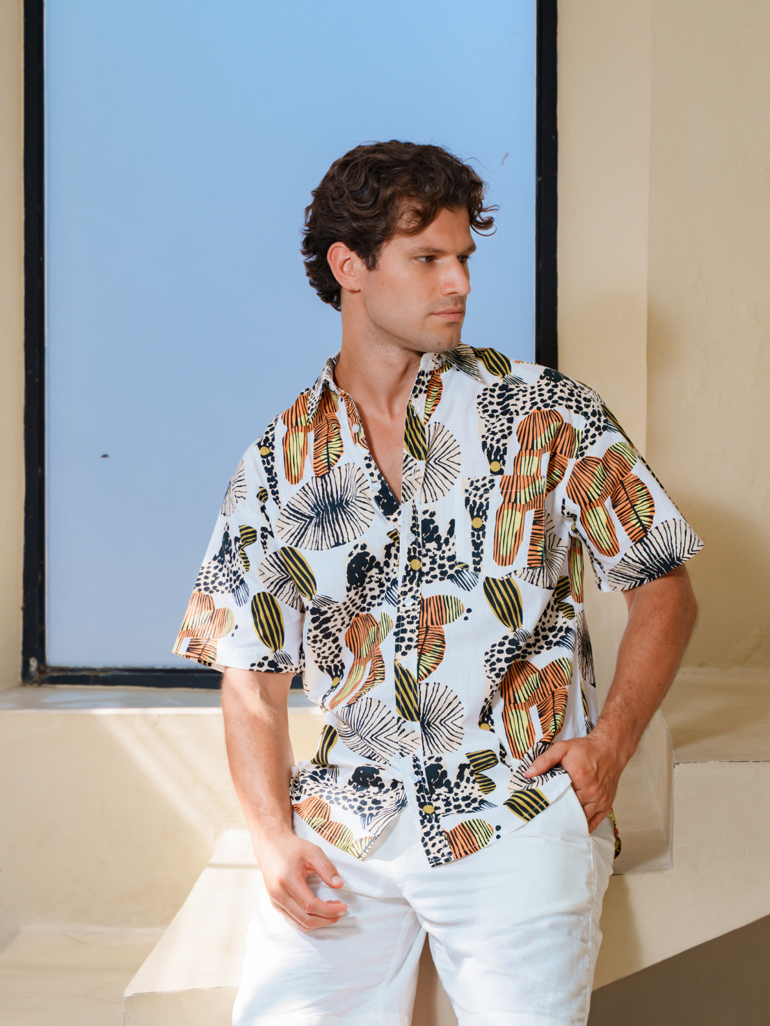 Leopard Nomad - Sunset Shirt