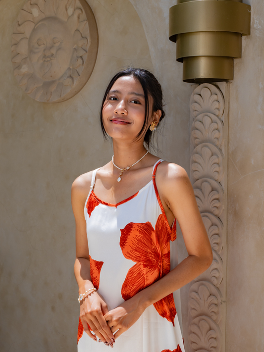 Muse Hibiscus - Samara Maxi Dress