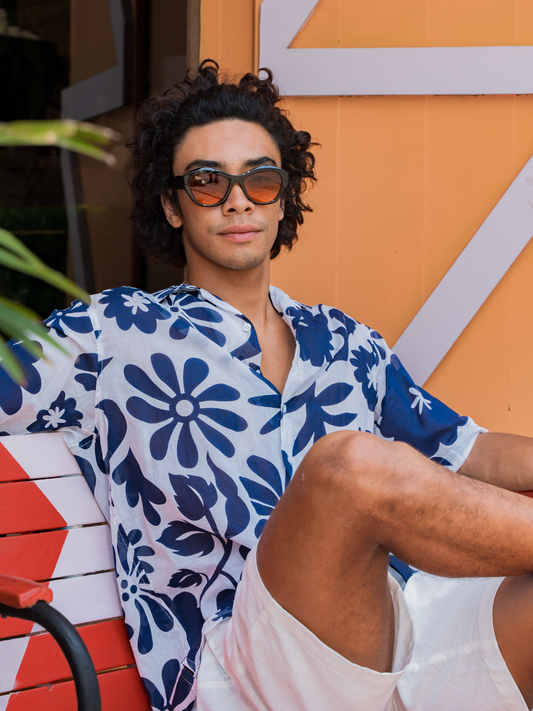 Indigo Flora - Summer Relaxed Shirt