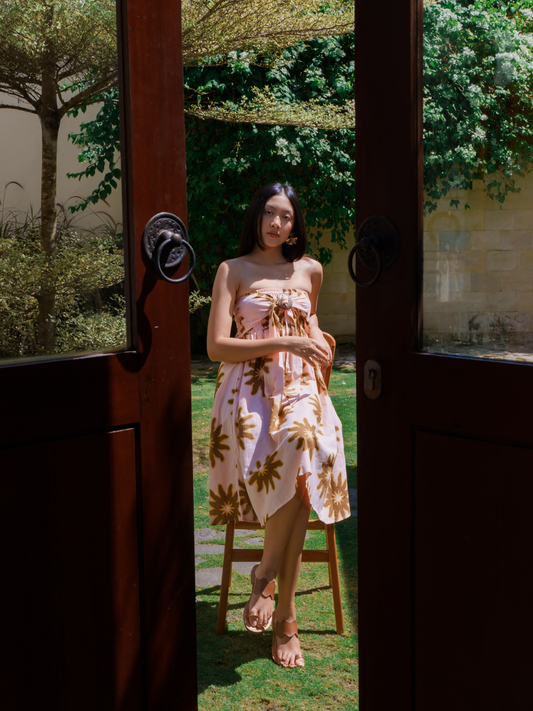 Sunny Blossom Pink - Stacey Tube Dress