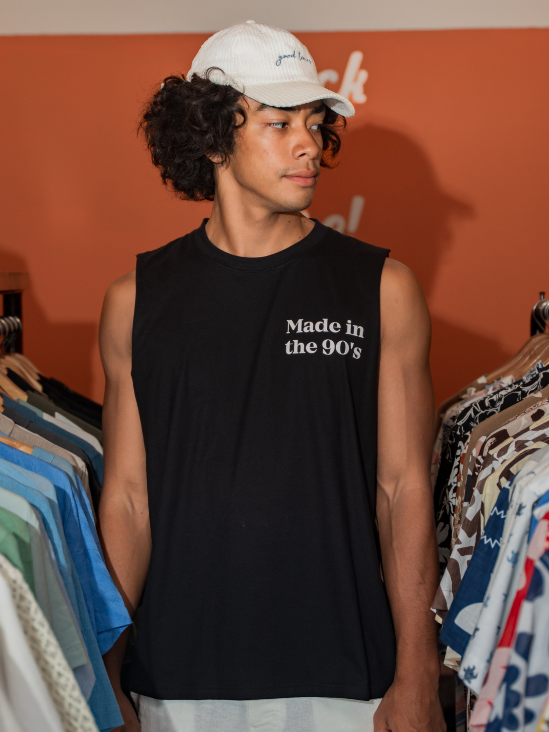 Made in The 90's - Puff Tank Black