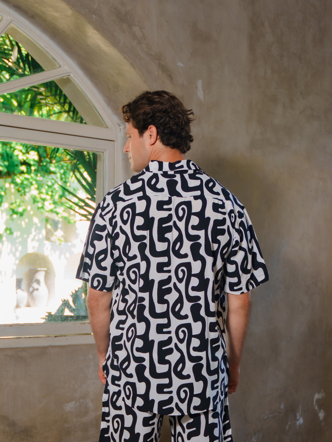 Abstract Tribal Black - Sunset Shirt