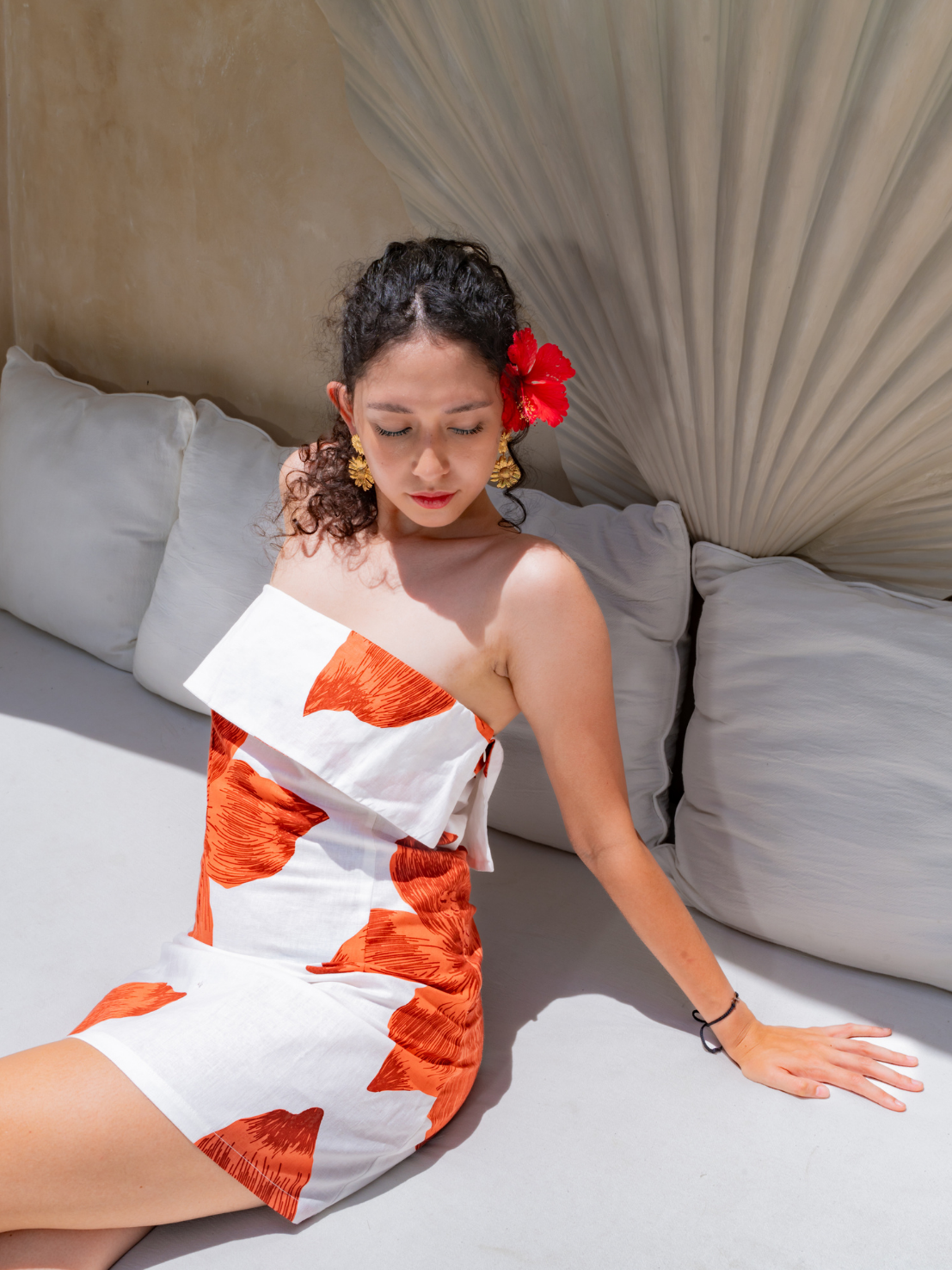 Muse Hibiscus - Iris Mini Dress