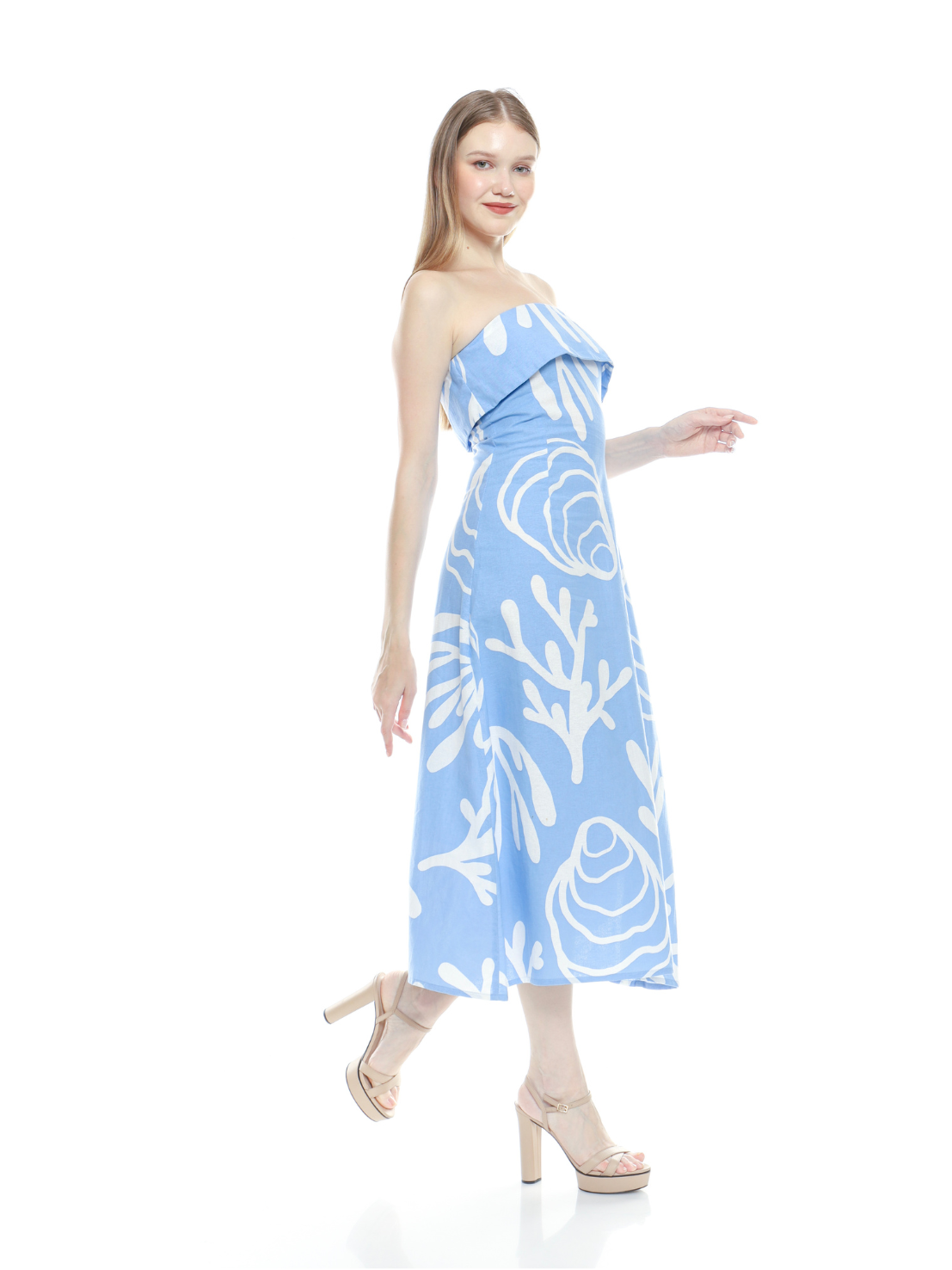 Beach Element Blue – Iris Maxi Dress