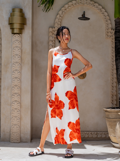 Muse Hibiscus - Samara Maxi Dress