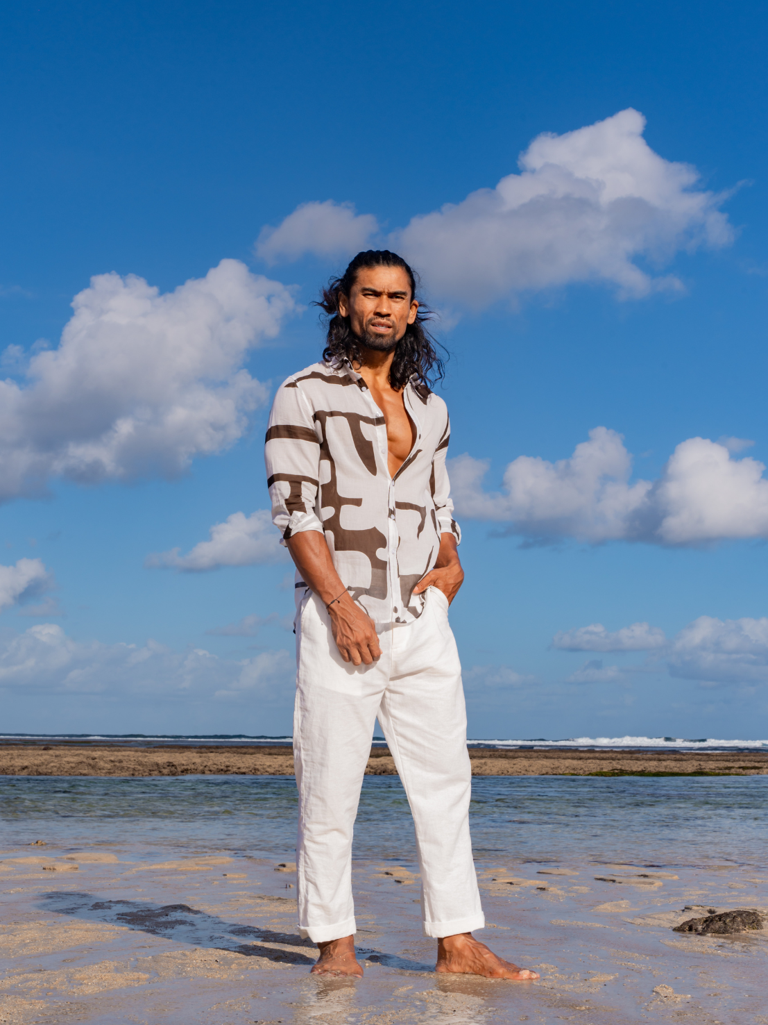 Off White – Bahama Linen Pants