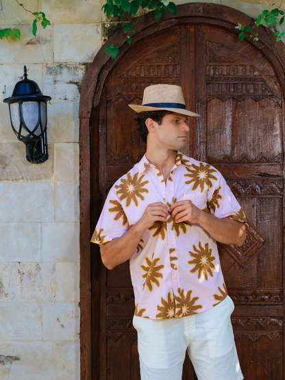 Sunny Blossom Pink - Sunset Shirt
