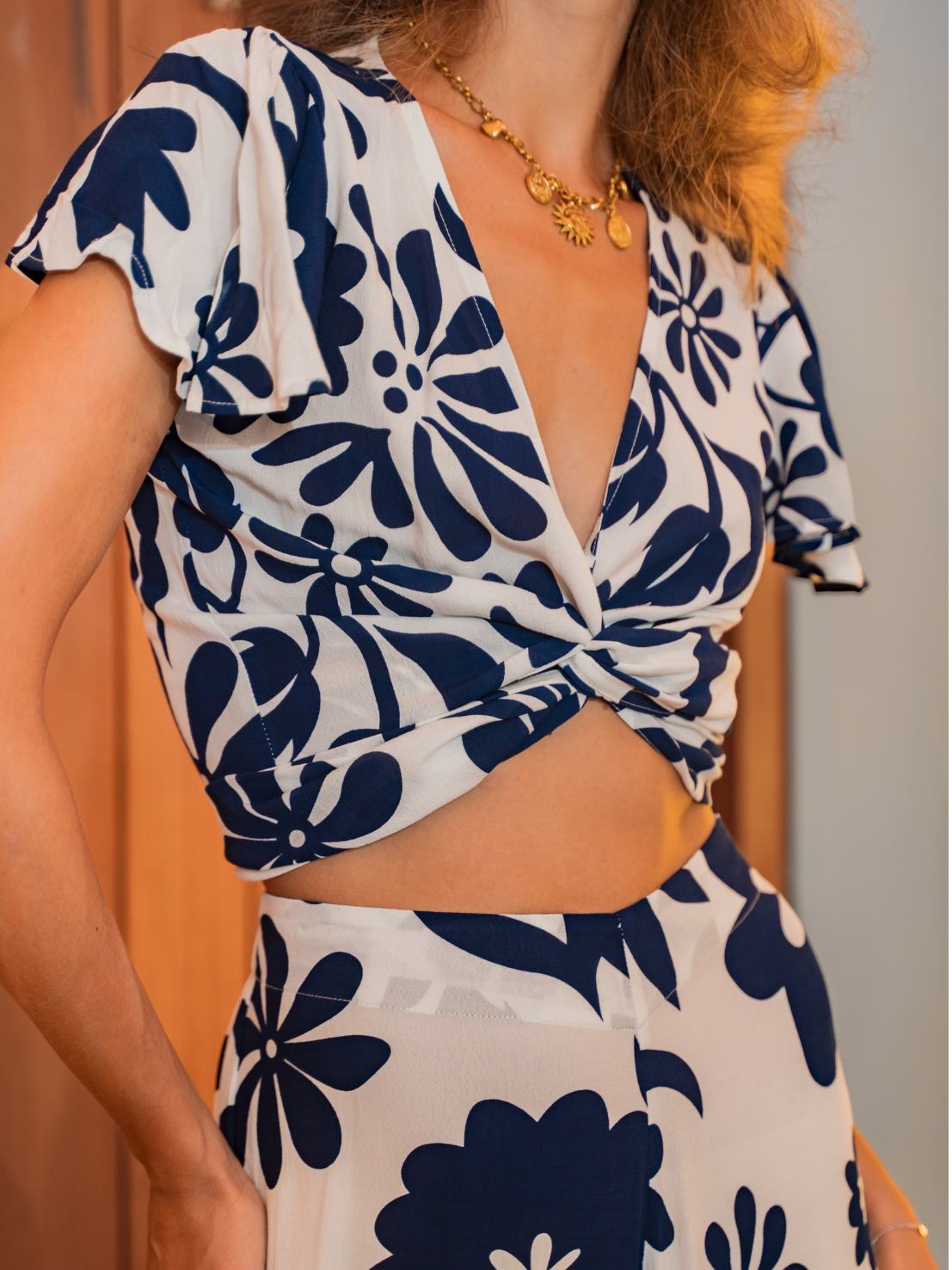 Indigo Flora - Madelyn Top