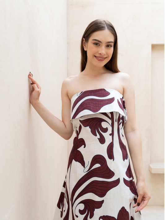 Lilly Mahogani - Iris Maxi Dress