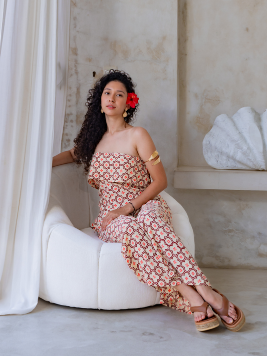 Casablanca Red - Iris Top