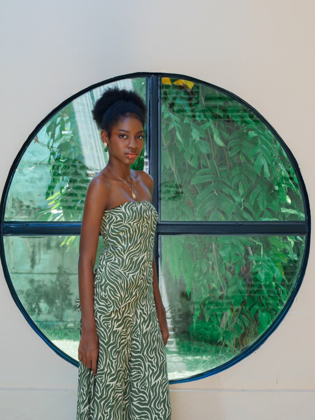 Exotic Enigma Matcha - Asymmetric Tube Top