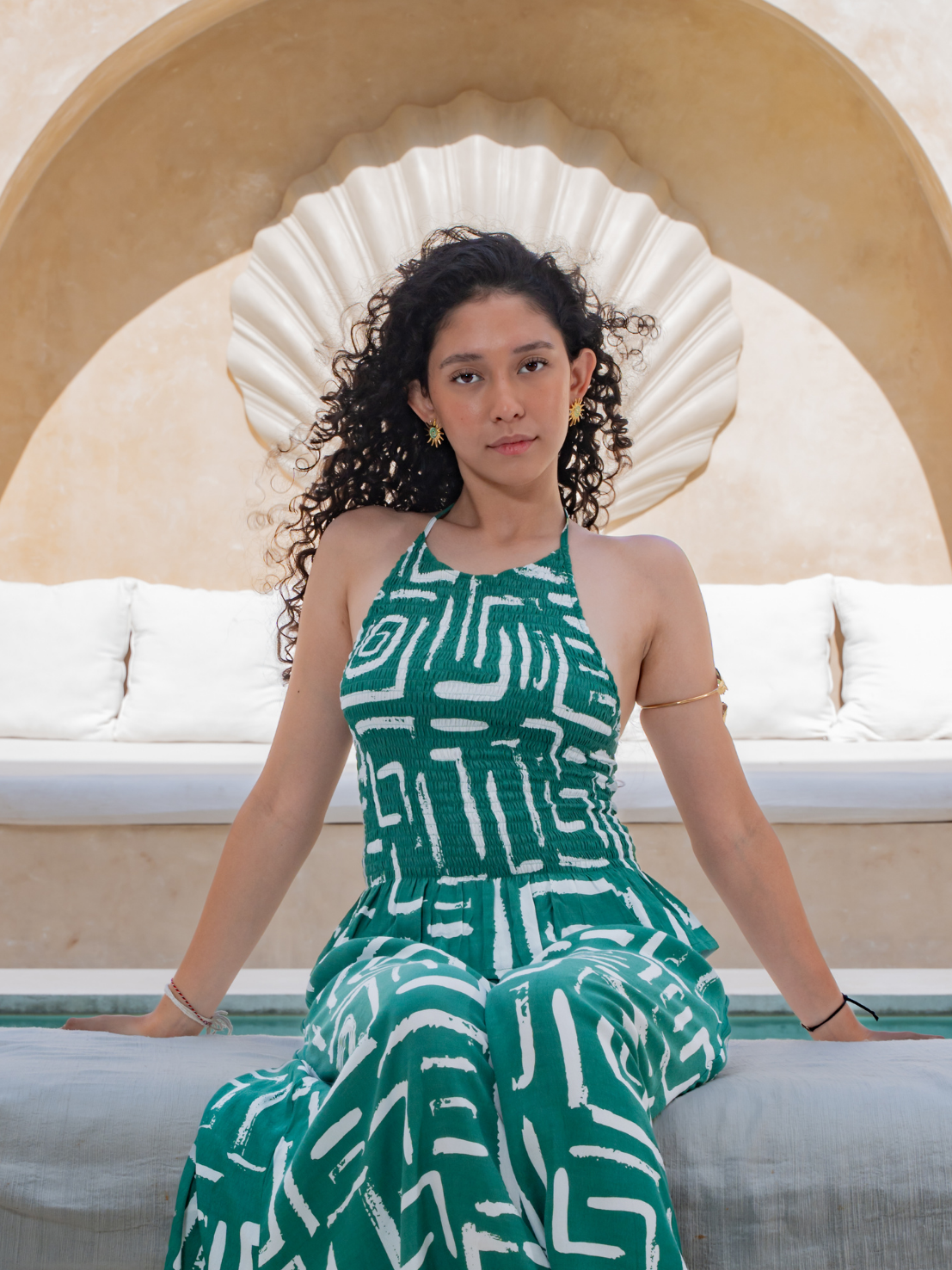 Labyrinth Green - Jada Top