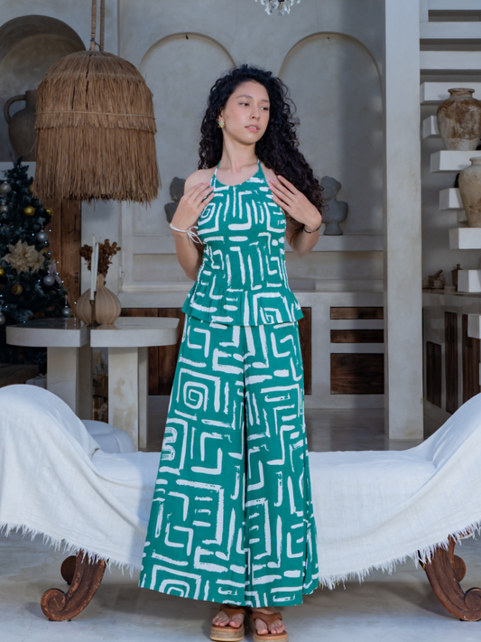 Labyrinth Green - Jada Top