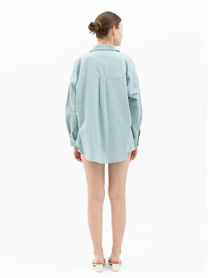 Amazonite – Elana Linen Shirt