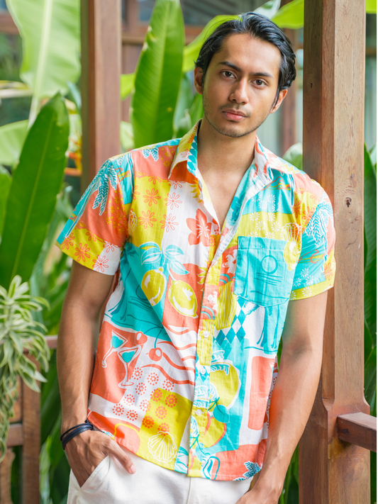 Summer Island Mint Green – Sunset Shirt