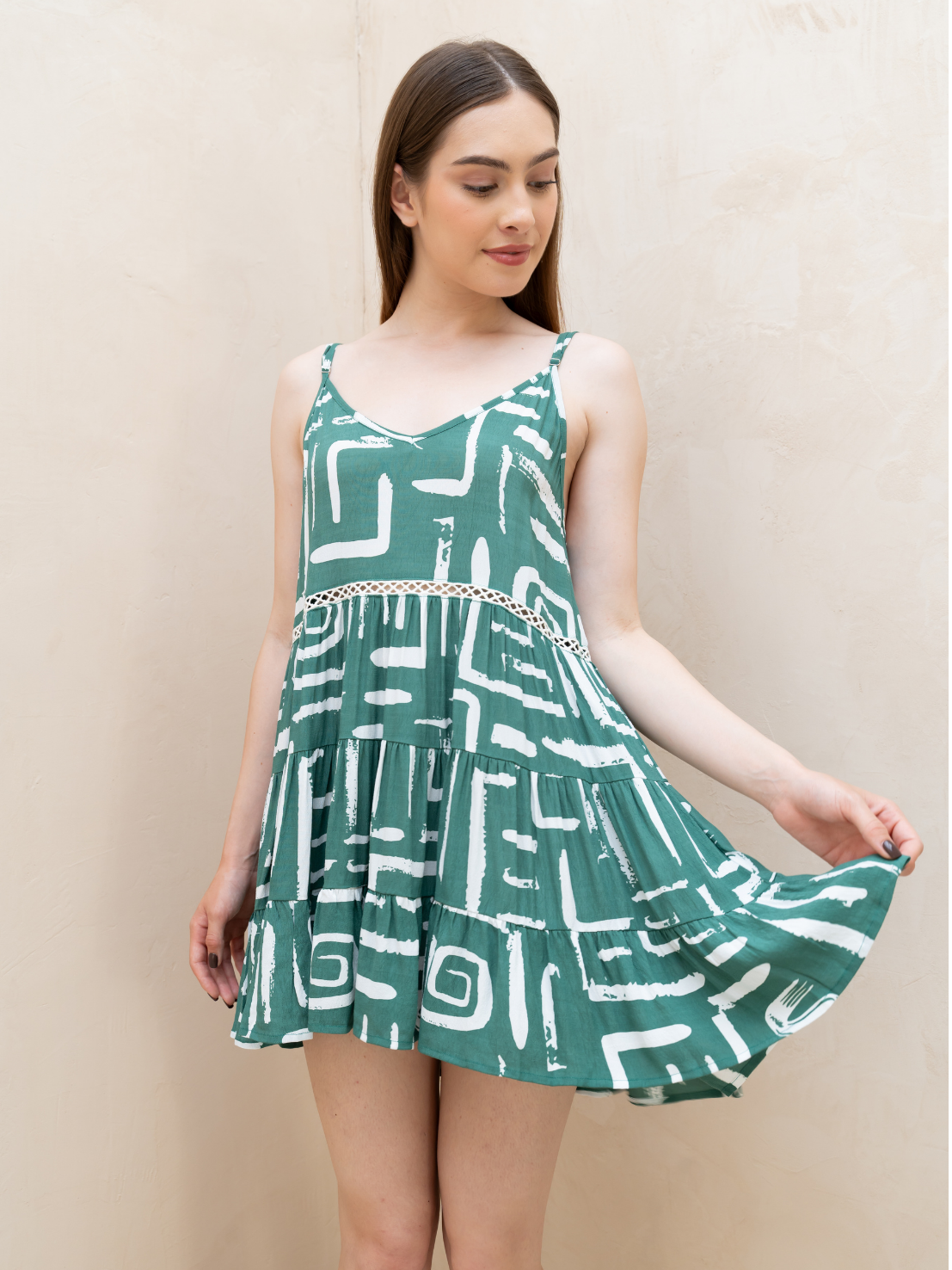 Labyrinth Green - The Starla Dress