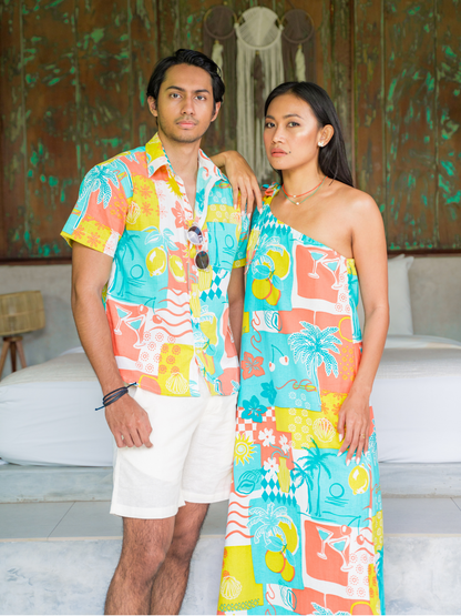 Summer Island Mint Green – Sunset Shirt