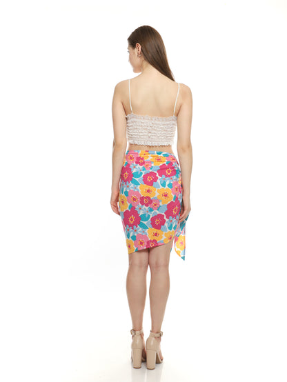 Disco Flowers Magenta – Mini Sarong