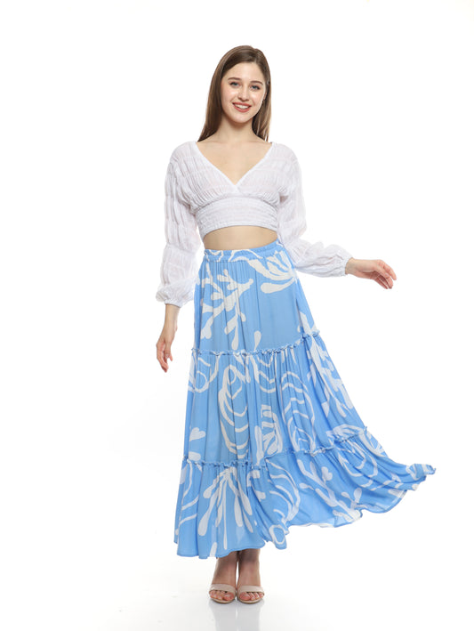 Beach Element Blue – Keyla Skirt